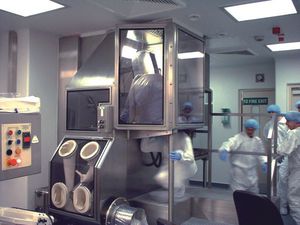 isolatore classe III / di contenimento / da terra / glovebox