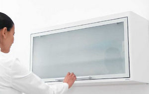 armadio contenitore / per strumenti odontoiatrici / con sportello / a muro