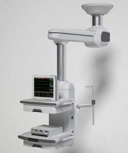 braccio di distribuzione / a soffitto / per terapia intensiva / per endoscopia