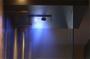 doccia per idromassaggio tipo cabina / con lampade di cromoterapia