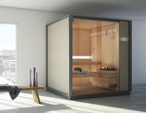 sauna cabina / per pietre da sauna