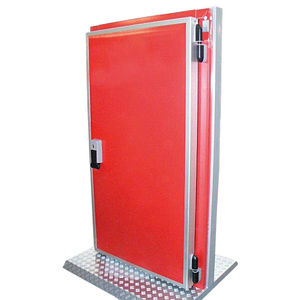 porta scorrevole / per camera frigorifera da laboratorio