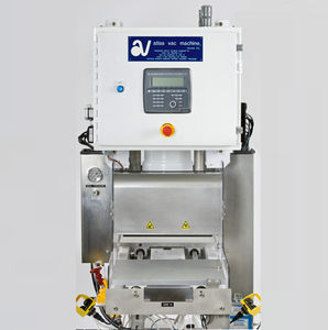 termosigillatrice per vaschette lineare / manuale / medica / con stampante