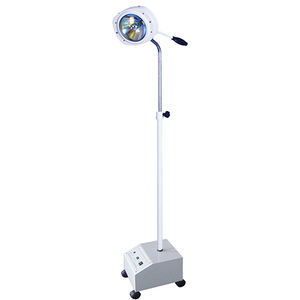 lampada da visita alogena / con rotelle / ad altezza variabile