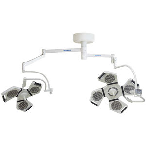lampada scialitica a soffitto / a LED / con pannello di controllo / 2 bracci