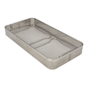 cestello di sterilizzazione per strumenti / perforato / con griglia