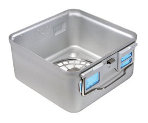 contenitore di sterilizzazione per strumenti / con filtro / con valvola / in alluminio