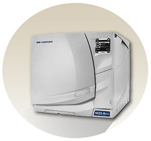 autoclave medico / a vapore / da banco / con ciclo a vuoto