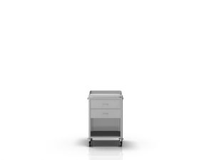 carrello di emergenza / di trasporto / portacateteri / con cassetti