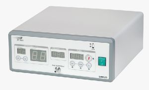 insufflatore per endoscopia con preriscaldamento del gas