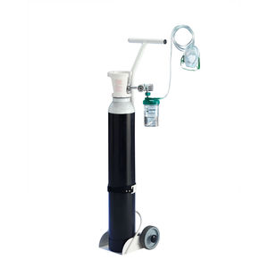 sistema di ossigenoterapia su carrello / con bombola di ossigeno / con maschera di ossigeno
