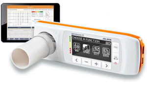 spirometro palmare / Bluetooth / con pulsossimetro