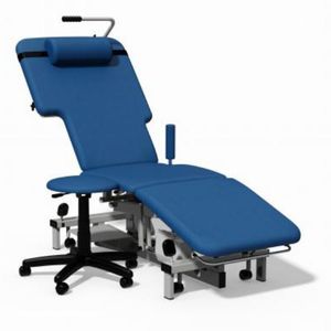 lettino da visita per ecocardiografia / elettrico / ad altezza regolabile / con rotelle