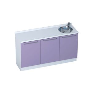 armadio per ambulatorio / con lavandino / modulare / a 3 moduli