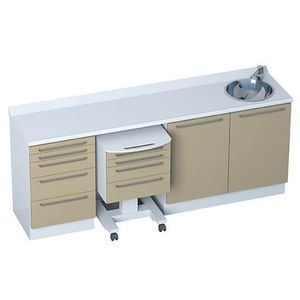 armadio 4 cassetti / 5 cassetti / con lavandino / modulare