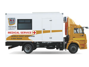 ambulatorio mobile di radiologia per radiografia al torace