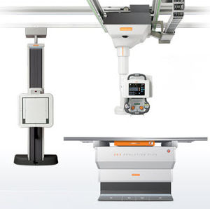 sistema di radiografia / digitale / per radiografia multidisciplinare / con braccio portatubo telescopico a soffitto