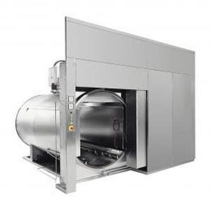 sterilizzatore medico / per l'industria farmaceutica / ad acqua surriscaldata / da terra