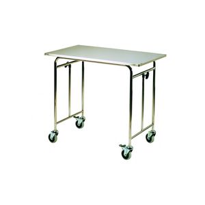 tavolo portastrumenti con rotelle / in acciaio inossidabile