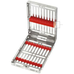 vassoio di sterilizzazione per strumenti odontoiatrici / in acciaio inossidabile