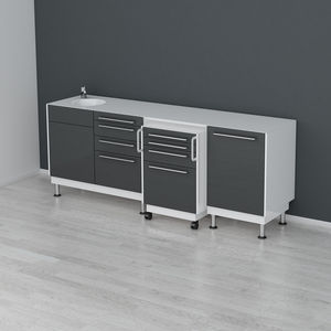 armadio contenitore / per strumenti odontoiatrici / per clinica odontoiatrica / con cassetti