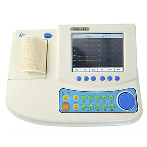 elettrocardiografo 3 canali / digitale / con stampante / con monitor