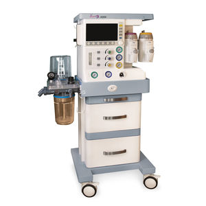 sistema per anestesia su carrello / con monitoraggio respiratorio / con miscelatore di gas elettronico