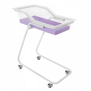 culla pediatrica per neonato / con rotelle / trasparente