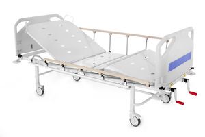 letto per ospedale / manuale / ospedaliero / con rotelle