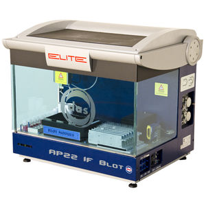 sistema di preparazione dei campioni per il blotting / per test di immunofluorescenza / per test ELISA / automatico