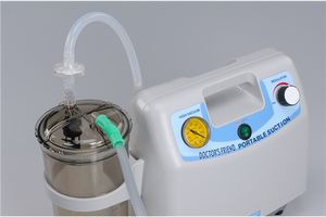aspiratore chirurgico elettrico / per drenaggio / portatile