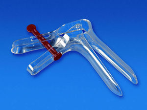 speculum vaginale / di Cusco / monouso / trasparente