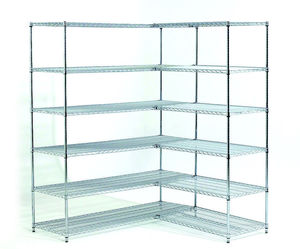 scaffalatura 5 ripiani / in acciaio inox