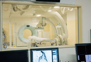 finestra di osservazione / da laboratorio / per ospedale / di radioprotezione