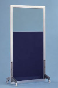pannello schermante di radioprotezione raggi X / mobile / con finestra