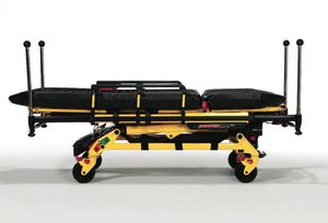 barella con carrello di emergenza / elettroidraulica / ad altezza regolabile / con schienale regolabile