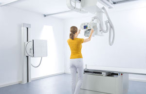 sistema di radiografia / digitale / per radiografia multidisciplinare / con tavolo