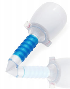 trocar toracico / con camicia / con connettore per insufflazione / a lama protetta