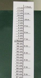 misuratore d'altezza pediatrico / meccanico / portatile
