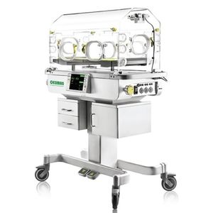 incubatrice neonatale ad altezza regolabile