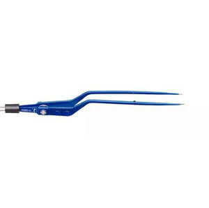 pinza elettrochirurgica / bipolare / a baionetta / antiadesiva