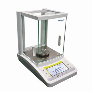bilance da laboratorio analitiche / con display LCD / da banco / con massa di riferimento esterna