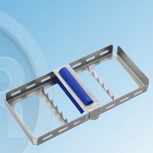 vassoio di sterilizzazione per strumenti odontoiatrici / in acciaio inossidabile
