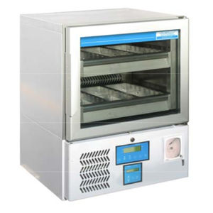 frigorifero per banca del sangue / da incasso / con scongelamento automatico / in acciaio inossidabile