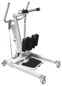 verticalizzatore elettrico / con rotelle / con imbracatura / con posizione semi-seduta