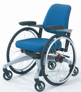 sedia a rotelle attiva / da interno / ad altezza regolabile / elevabile