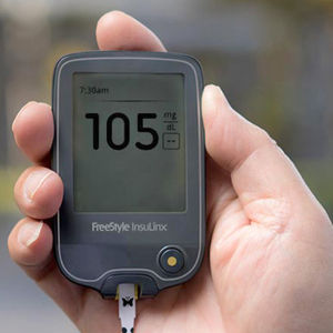 glucometro per uso domiciliare / touch screen / USB