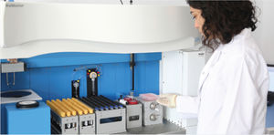 sistema di preparazione dei campioni per LC/MS / per cromatografia in fase liquida / per proteomica / automatizzato