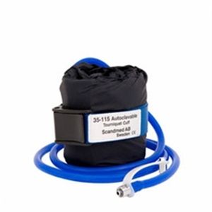 bracciale per laccio emostatico pneumatico / autoclavabile / semplice