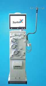 generatore di emodialisi mobile / con touch screen